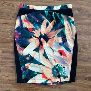 Nicole Miller neoprene pencil skirt